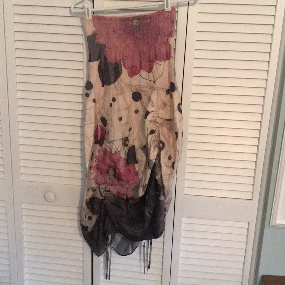 Bundle for $7: Lapis adjustable strapless dress (os)